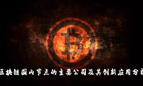 区块链国内节点的主要公司及其创新应用分析