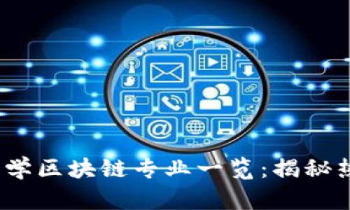 2023年国内大学区块链专业一览：揭秘热门院校与课程